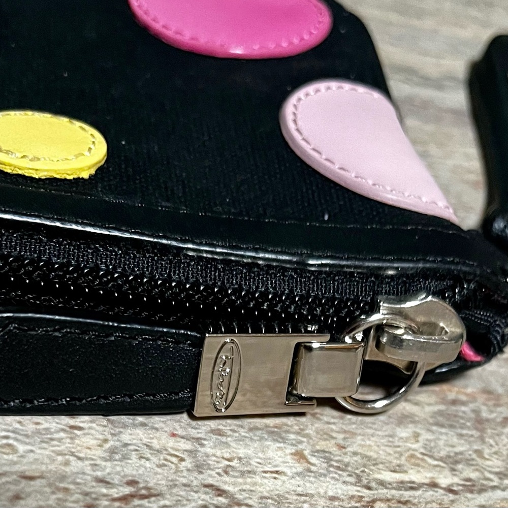 Talbots Wristlet With Multicolored Polka Dots - image 7